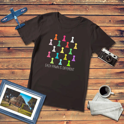 Each Pawn is Different Premium Fit T-Shirt Dark Edition