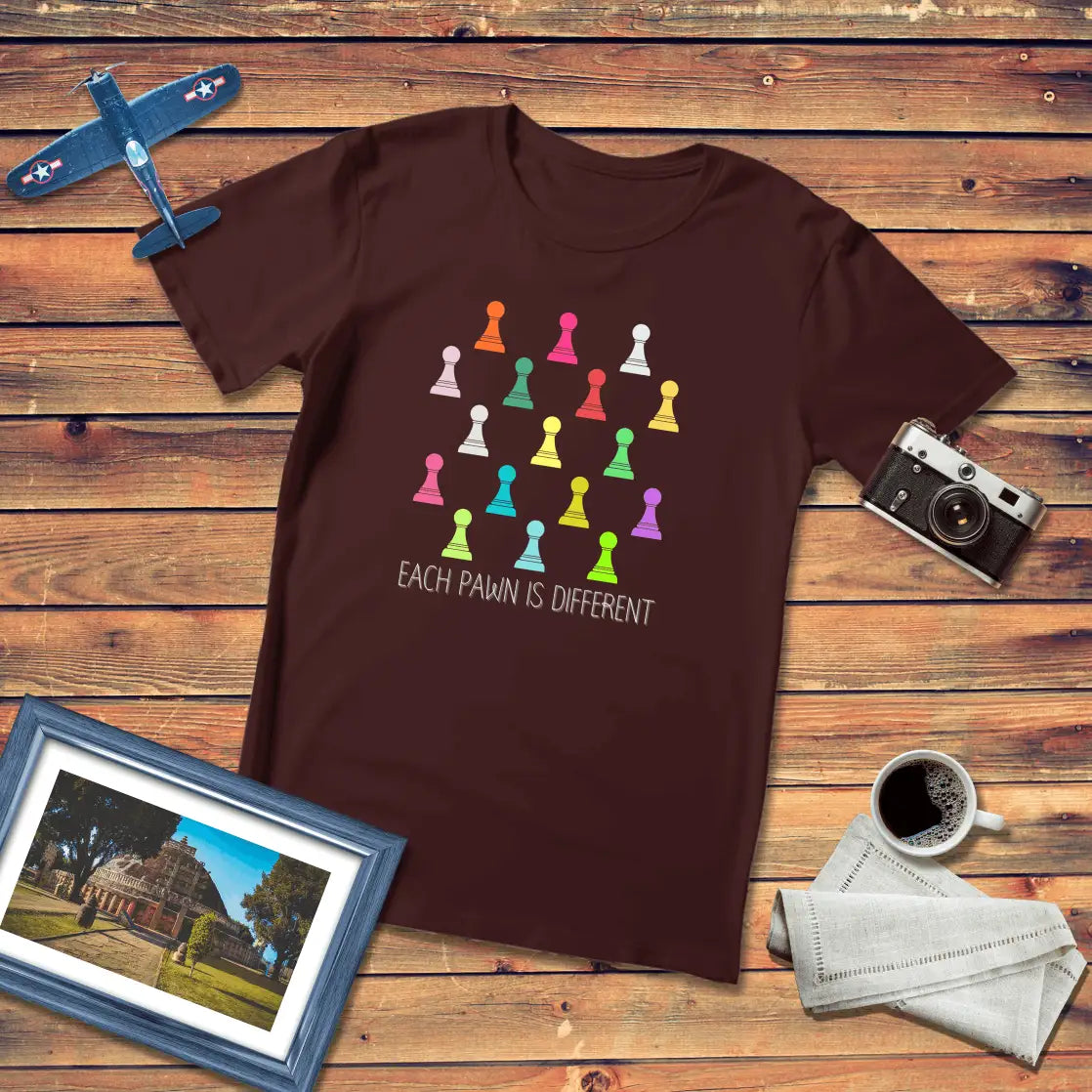 Each Pawn is Different Premium Fit T-Shirt Dark Edition