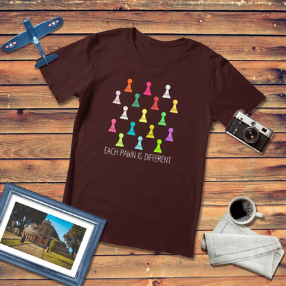 Each Pawn is Different Premium Fit T-Shirt Dark Edition