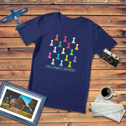 Each Pawn is Different Premium Fit T-Shirt Dark Edition