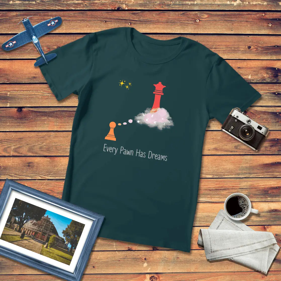 Every Pawn Has Dreams Premium Fit T-Shirt Dark Edition