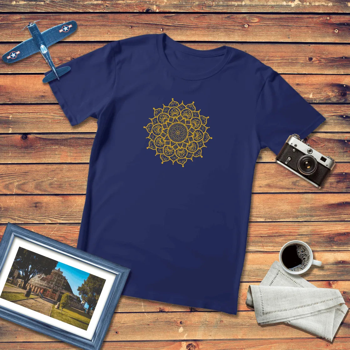 Mandala Marigold Regular Fit T-Shirt