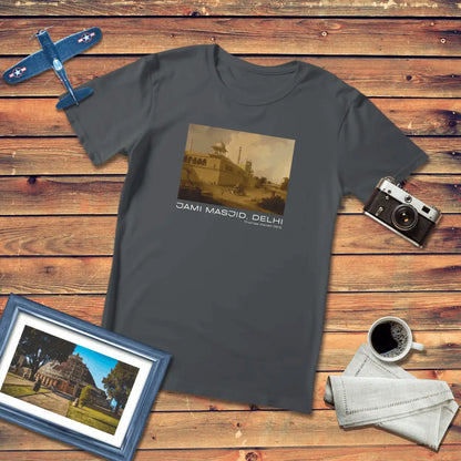 Jami Masjid Delhi Art T-Shirt Dark Edition (Premium Fit)