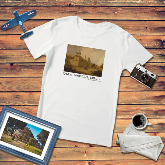 Jami Masjid Delhi Art T-Shirt Light Edition (Premium Fit)