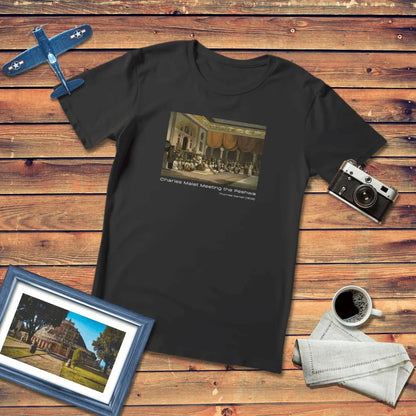 Charles Malet Meeting the Peshwa Art T-Shirt Dark Edition (Premium Fit)