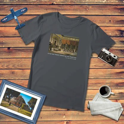 Charles Malet Meeting the Peshwa Art T-Shirt Dark Edition (Premium Fit)