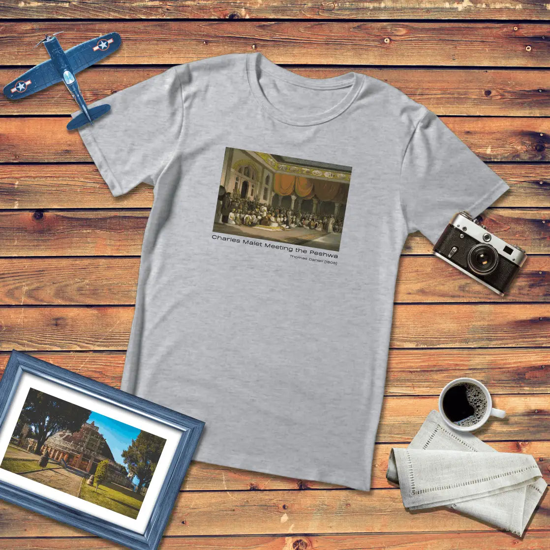 Charles Malet Meeting the Peshwa Art T-Shirt Light Edition (Premium Fit)