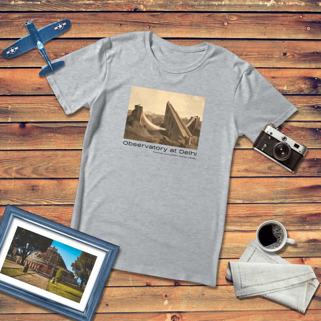 Observatory at Delhi Art T-Shirt Light Edition (Premium Fit)