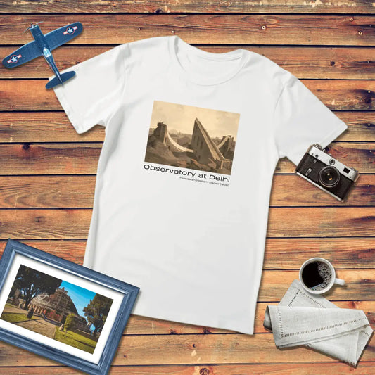 Observatory at Delhi Art T-Shirt Light Edition (Premium Fit)