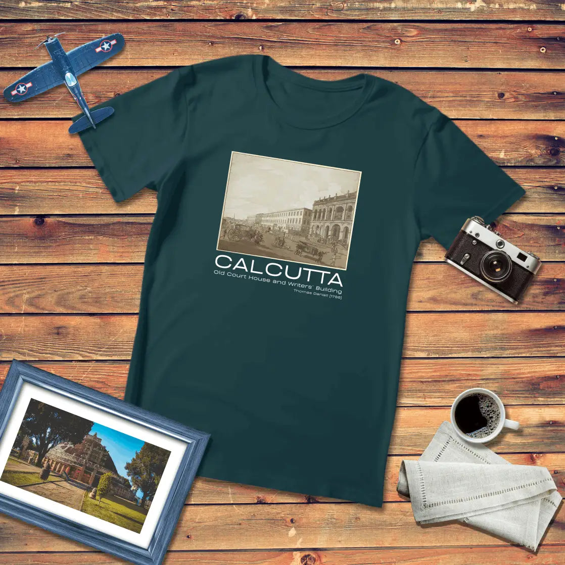 Old Court House and Writers' Building Art T-Shirt Dark Edition (Premium Fit)