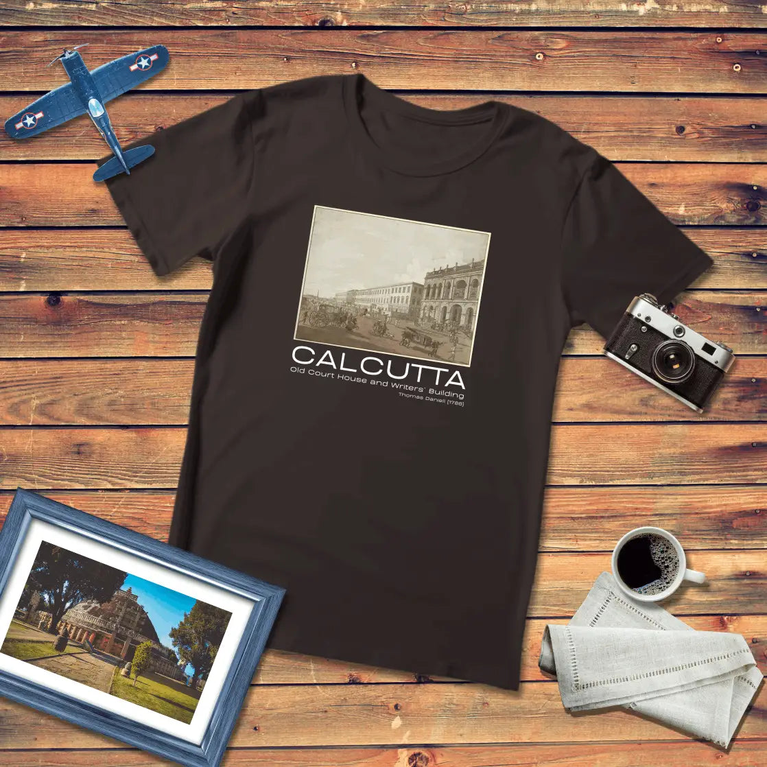 Old Court House and Writers' Building Art T-Shirt Dark Edition (Premium Fit)