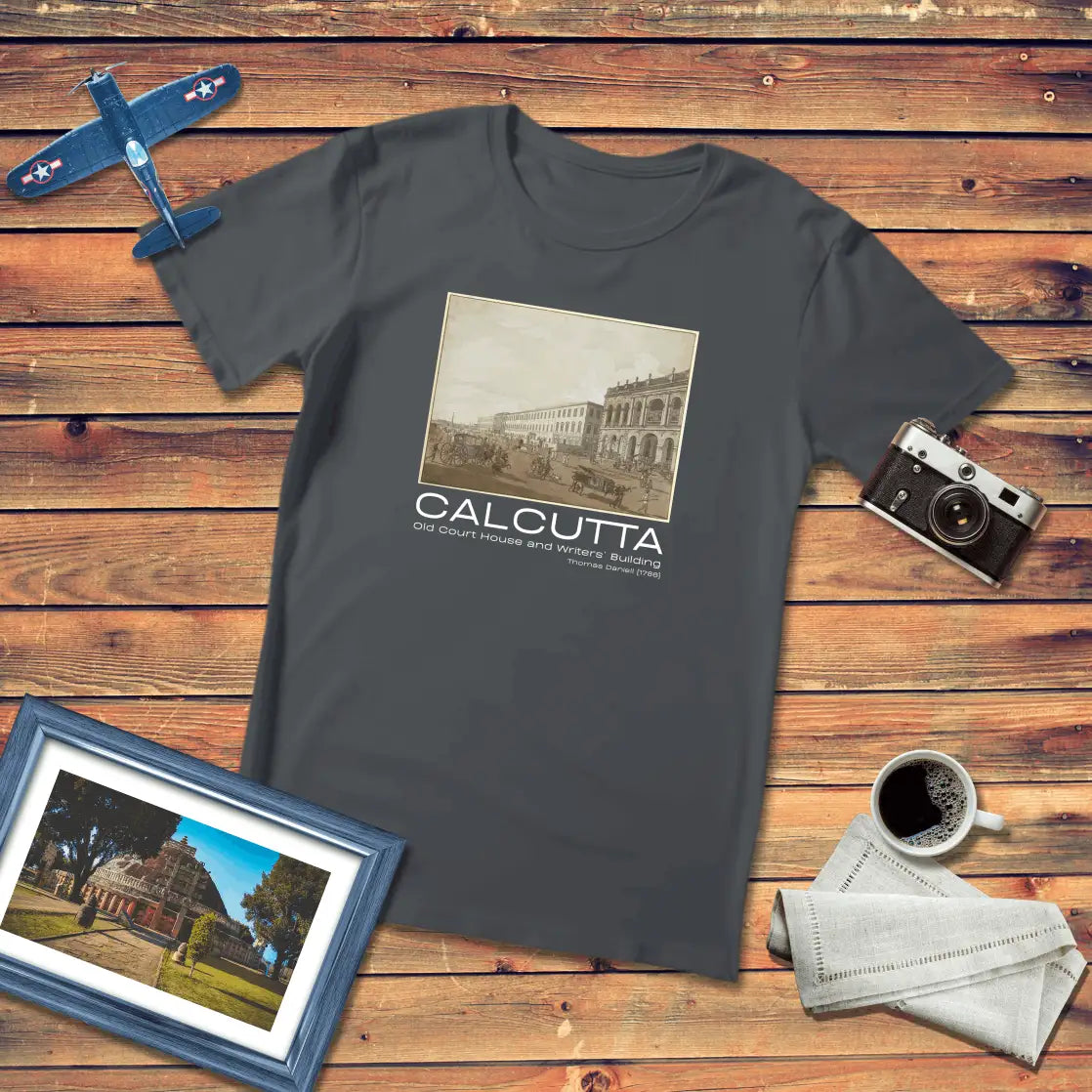 Old Court House and Writers' Building Art T-Shirt Dark Edition (Premium Fit)