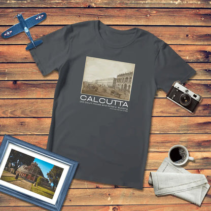 Old Court House and Writers' Building Art T-Shirt Dark Edition (Premium Fit)