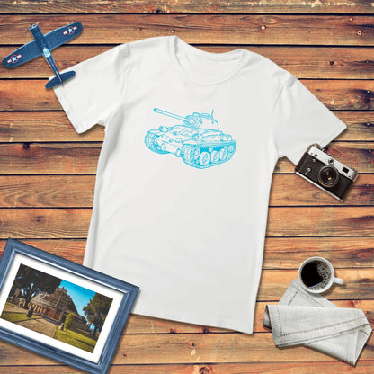 Blue Tank Regular Fit T-Shirt