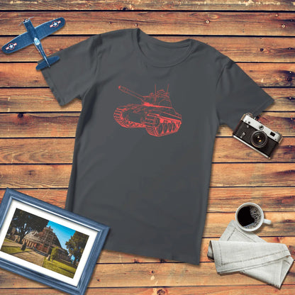 Red Tank Regular Fit T-Shirt