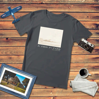 A View in India by William Daniell Art T-Shirt Dark Edition (Premium Fit)